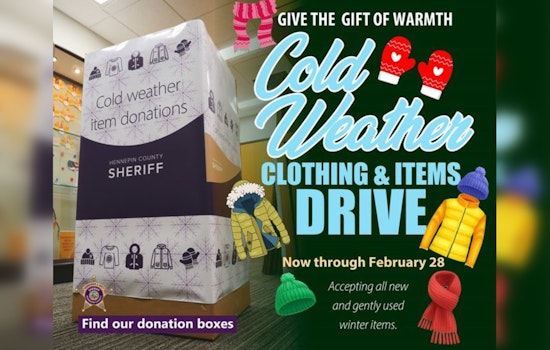 Hennepin County Sheriff’s Office and Libraries Rally Community for Cold Weather Gear Drive