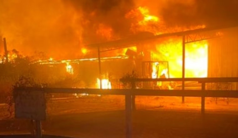 Highway 190 Reopens in Hammond Following Successful Extinguishing of Major Fire