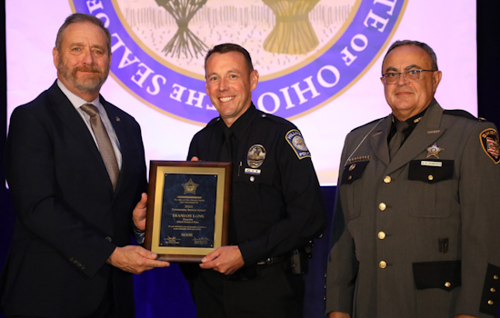 Hilliard Detective Honored with Ohio Attorney General's Community Service Award for Dedication to Special Olympics