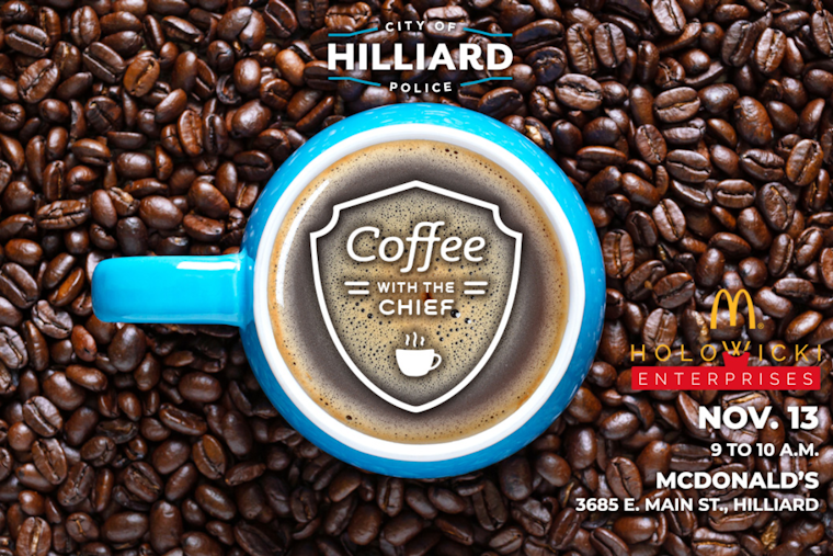 Hilliard Residents Invited for Bonding Over Brew as Police Host Latest 'Coffee with a Cop' Event