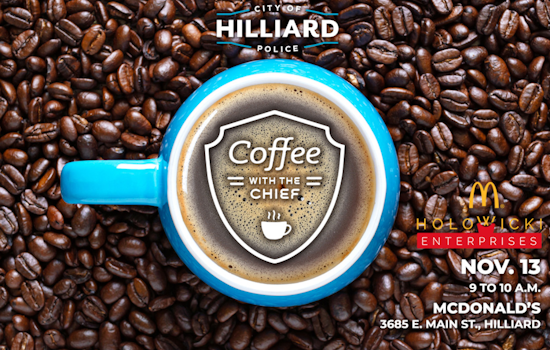 Hilliard Residents Invited for Bonding Over Brew as Police Host Latest 'Coffee with a Cop' Event