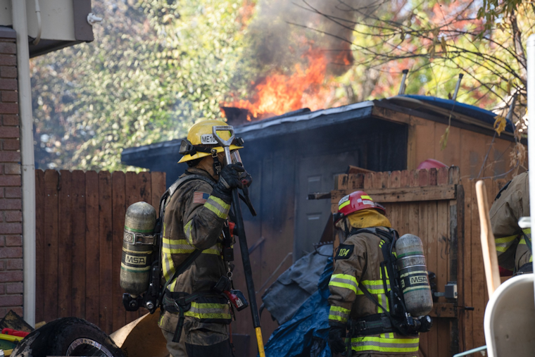 Holladay House Fire Sparked by Juvenile with Lighter: 3 Hospitalized, Firefighter Injured, 8 Displaced