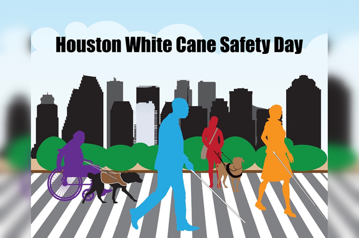 Houston Celebrates White Cane Safety Day with Events Promoting