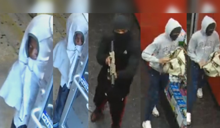 Houston Police Seek Public's Aid to Identify Suspects in Armed Smoke Shop Robbery on Hillcroft