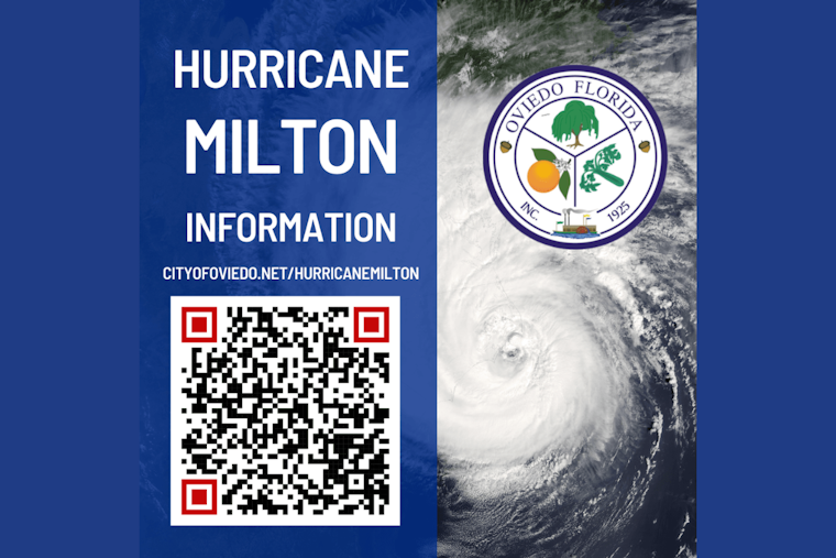 Hurricane Milton Prompts Closure of City Offices in Oviedo, Residents Advised to Follow Safety Precautions