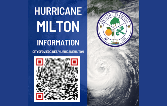 Hurricane Milton Prompts Closure of City Offices in Oviedo, Residents Advised to Follow Safety Precautions