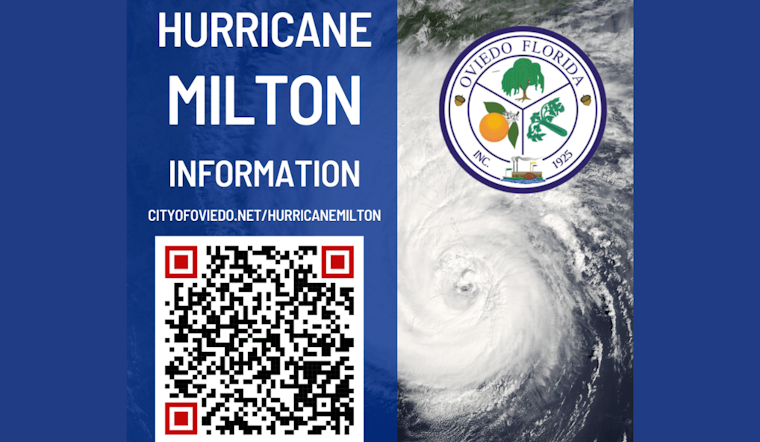 Hurricane Milton Prompts Closure of City Offices in Oviedo, Residents Advised to Follow Safety Precautions