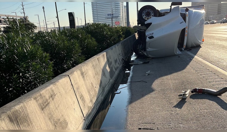 I-10 Katy Freeway Reopens Near Dairy Ashford Following Early Morning Collision Involving 18-Wheeler