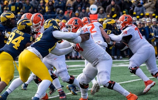 Illinois Reignites Football Legacy with Vintage Helmets, Defeats Michigan Wolverines in Style