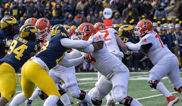 Illinois Reignites Football Legacy with Vintage Helmets, Defeats Michigan Wolverines in Style