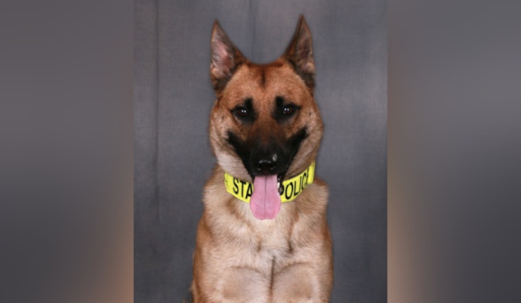Indiana State Police Honor K-9 Apache's Retirement After Eight Years of Distinguished Service