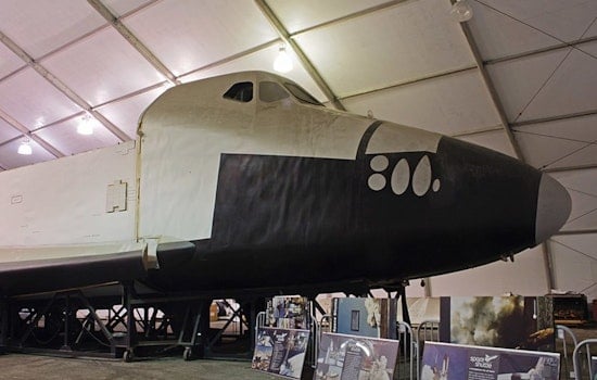 "Inspiration" Takes Flight on Streets of Downey, Historic Space Shuttle Mock-up En Route to Restoration