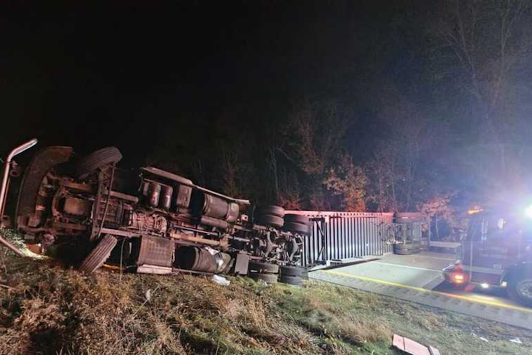 Interstate 70 Reopens in Washington County After Early Morning Tractor-Trailer Rollover