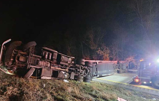 Interstate 70 Reopens in Washington County After Early Morning Tractor-Trailer Rollover
