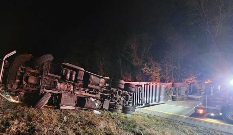 Interstate 70 Reopens in Washington County After Early Morning Tractor-Trailer Rollover