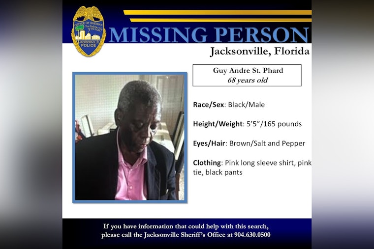 Jacksonville Community Rallies in Search for Missing 68-Year-Old Man with Dementia