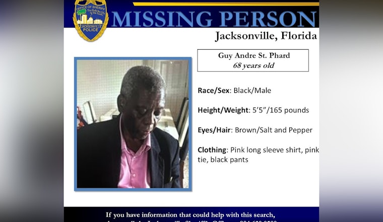 Jacksonville Community Rallies in Search for Missing 68-Year-Old Man with Dementia