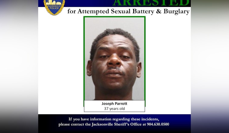 Jacksonville Man Arrested, Faces Charges for Burglaries and Attempted Sexual Battery in Westside Area