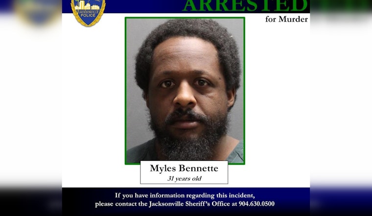 Jacksonville Sheriff's Office Charges 31-Year-Old in Connection with 2023 West 11th Street Murder