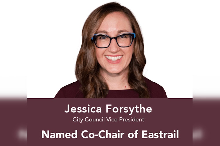 Jessica Forsythe Appointed Co-Chair of Eastrail Regional Advisory Council to Spearhead Trans-Community Trail Development