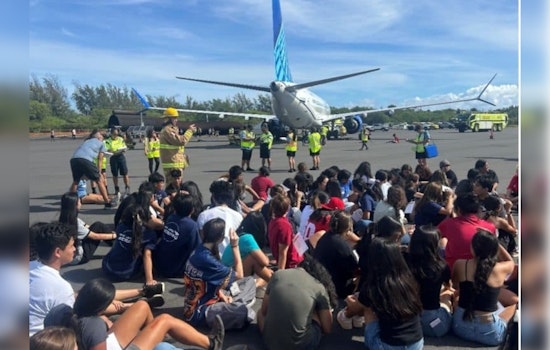 Kahului Airport Conducts Critical Emergency Response Drill with Maui Students and First Responders