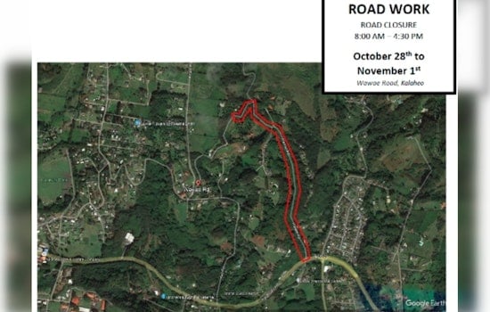 Kalāheo Residents Brace for Extended Wawae Road Closure until November 8