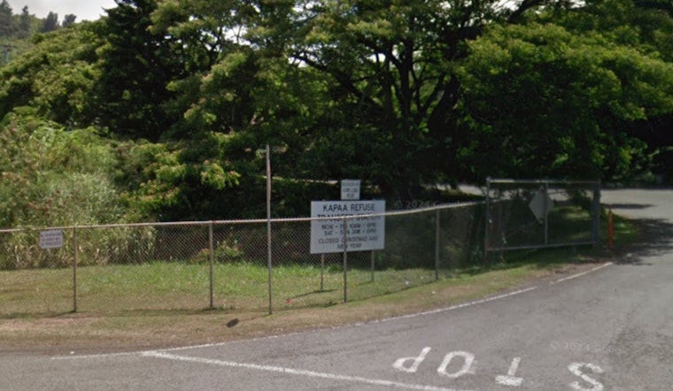 Kapa‘a Refuse Transfer Station Closure for Upgrades, Kaua'i Residents to Use Alternative Sites Until August 2025