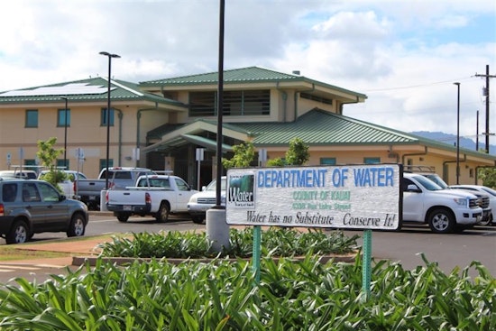 Kauai Department of Water Announces Delayed Opening at 9 a.m. on November 6 for Staff Training