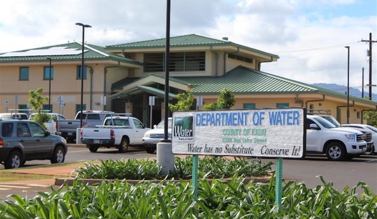 Kauai Department of Water Announces Delayed Opening at 9 a.m. on November 6 for Staff Training