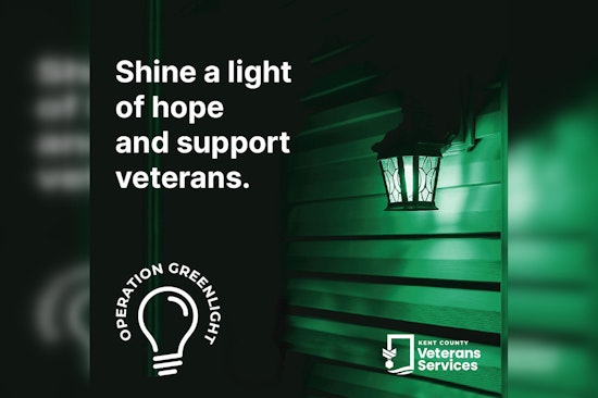 Kent County Ignites "Operation Green Light" to Honor Veterans and Highlight Support Services