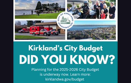 Kirkland Calls for Community Input on 2025-2026 City Budget, Offers Incentive for Participation