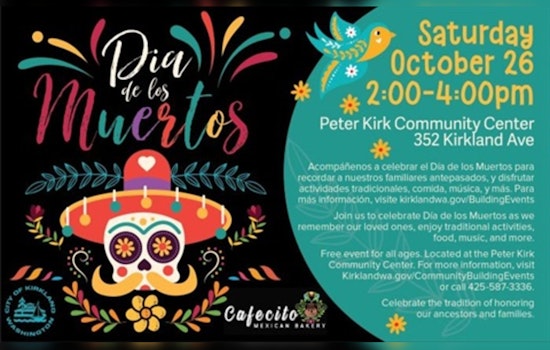Kirkland Invites Community to Celebrate Annual Día de Los Muertos Tradition on October 26