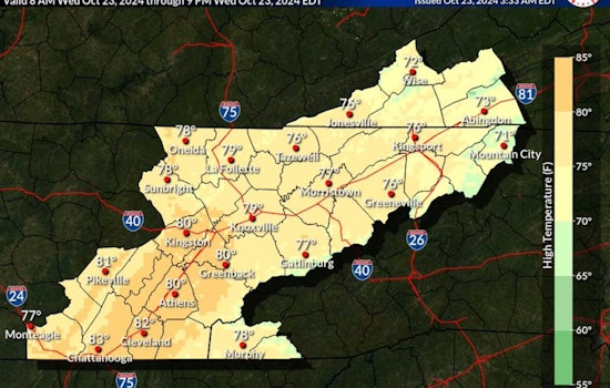 Knoxville Greets the Day with Dense Fog, Sunny Warmth on the Horizon