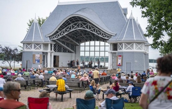 Lake Harriet Bandshell in Minneapolis Gets a Blue Makeover