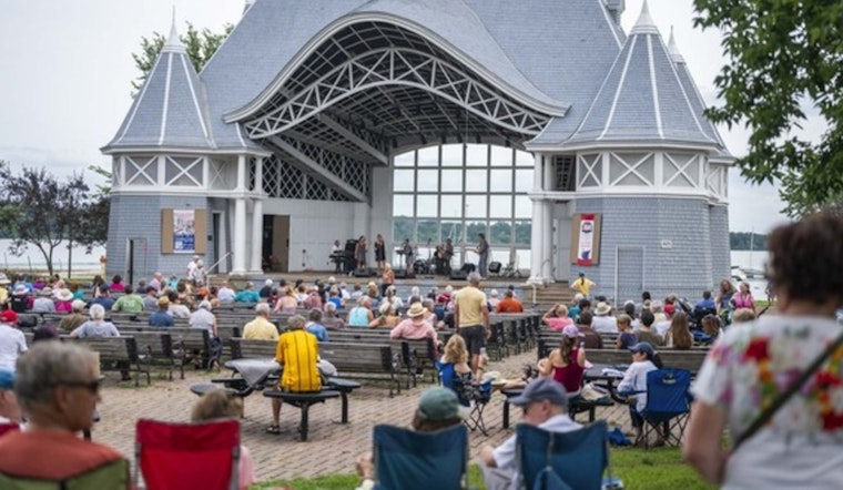 Lake Harriet Bandshell in Minneapolis Gets a Blue Makeover