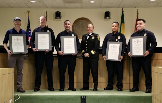 LAPD Officers and Civilian Honored by Fire Commissioners for Life-Saving Bravery in Encino Car Rescue