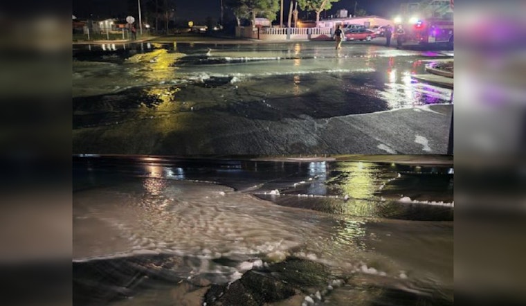 Las Vegas Officials Tackle "Significant" Water Main Break Near Bruce Street and McWilliams Avenue