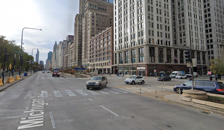 Late-Night Michigan Avenue Crash Leads to Hospitalization and Building Check in Chicago