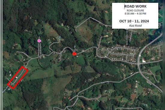 Lāwa‘i Traffic Alert Kua Road Closure Scheduled for October 10 to 11 for Resurfacing Work