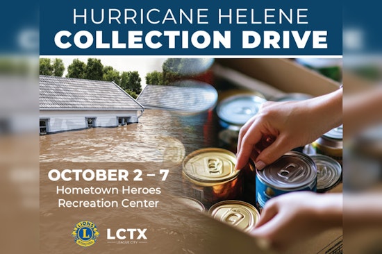 League City and Lions Club Unite for Post-Hurricane Collection Drive to Aid Victims