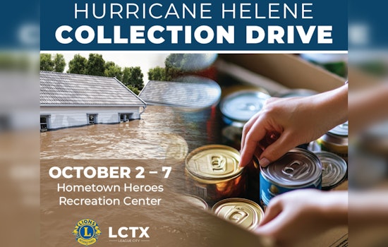 League City and Lions Club Unite for Post-Hurricane Collection Drive to Aid Victims