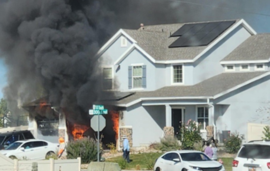 Lehi Family Escapes Uninjured as Unattended Fryer Engulfs Garage in Flames, American Red Cross Steps in to Assist Recovery
