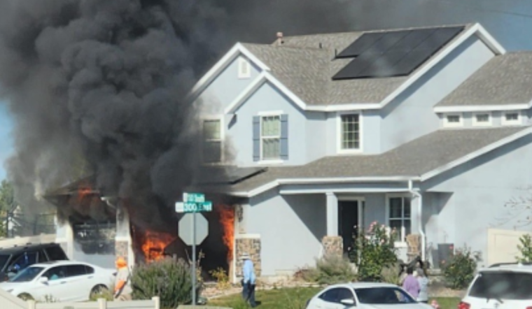 Lehi Family Escapes Uninjured as Unattended Fryer Engulfs Garage in Flames, American Red Cross Steps in to Assist Recovery