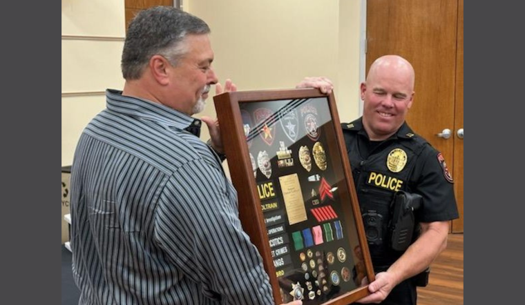 Lewisville Salutes Sergeant Daniel Coltrain's 41 Years of Service as He Announces Retirement