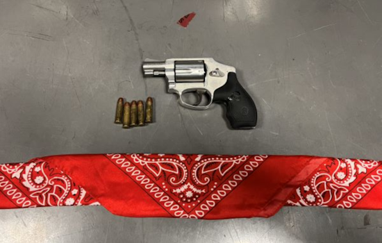 Loaded Revolver Found in Vehicle Leads to Arrest of Antioch Man in Santa Rosa