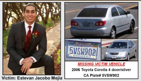 Los Angeles Sheriff's Department Appeals for Public's Aid in South El Monte Homicide Case, Victim's Vehicle Still Missing