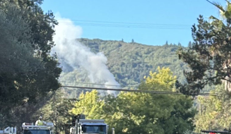 Los Gatos Vegetation Fire Contained at One Acre, No Injuries Reported
