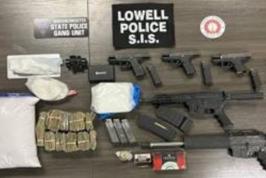 Lowell Crime Sweep Leads to Five Arrests for Drug and Firearms Trafficking with One Suspect Still At Large