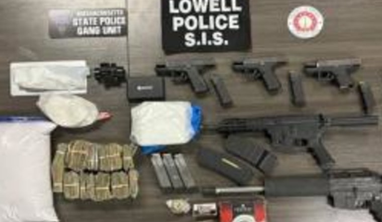 Lowell Crime Sweep Leads to Five Arrests for Drug and Firearms Trafficking with One Suspect Still At Large