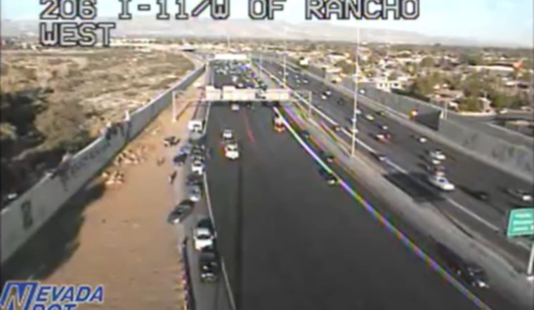 Major Delays on U.S. 95 in Las Vegas After Multi-Vehicle Accident Near Rancho Boulevard